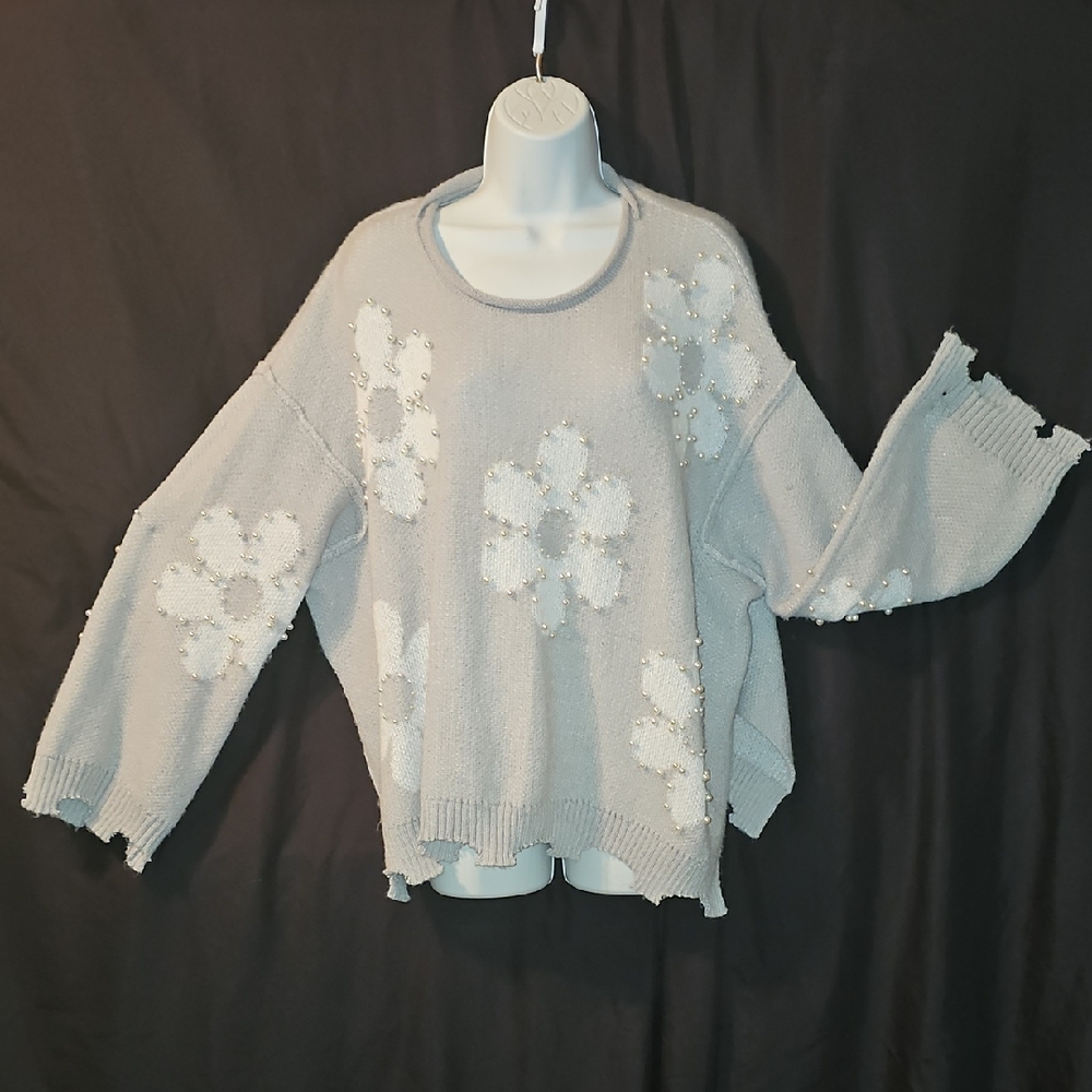 Peach Love California Daisy Sweater
